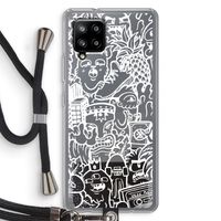 Vexx Mixtape #2: Samsung Galaxy A42 5G Transparant Hoesje met koord