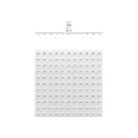 Hoofddouche Tres Selection | 30x30 cm | Vierkant | Wit mat