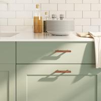 Handvatten 10 st 64 mm roestvrij staal bronskleurig