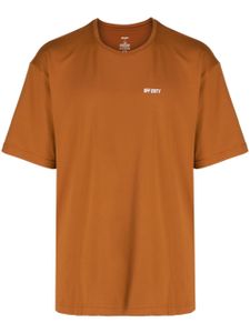 Off Duty t-shirt Rigg Active à logo imprimé - Marron