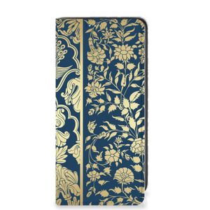 Samsung Galaxy A41 Smart Cover Beige Flowers