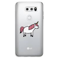 Eenhoorn: LG V30 Transparant Hoesje
