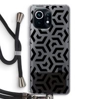Crazy pattern: Xiaomi Mi 11 Transparant Hoesje met koord Crazy pattern: Xiaomi Mi 11 Transparant Hoesje met koord