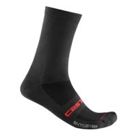 Castelli Re-Cycle Thermal 18 fietsokken zwart heren S-M