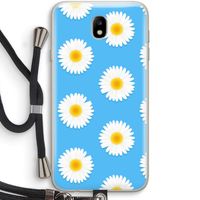 Margrietjes: Samsung Galaxy J7 (2017) Transparant Hoesje met koord
