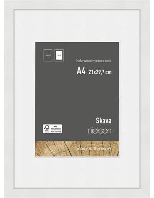 Nielsen Design Nielsen fotolijst 6321101 skava wit a4 21 x 29,7 cm