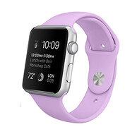Rubberen sportbandje - Paars - Geschikt voor Apple Watch 38mm / 40mm / 41mm / 42mm Rubberen sportbandje - Paars - Geschikt voor Apple Watch 38mm / 40mm / 41mm / 42mm