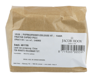 Jacob Hooy Paprika Poeder Edelsuss