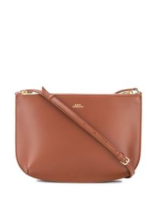 A.P.C. sac porté épaule Sarah - Marron