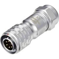 Weipu SF1210/P6 II Ronde connector Stekker, recht Totaal aantal polen: 6 Serie (ronde connectoren): SF12 1 stuk(s)