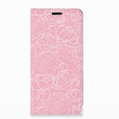 Nokia 7.1 (2018) Smart Cover White Flowers