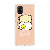Sleep All Day: Galaxy A51 4G Transparant Hoesje