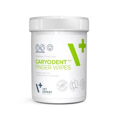VETEXPERT Caryodent Finger Wipes - hondenvitamines - 100 ml