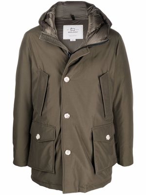 Woolrich doudoune à capuche - Vert
