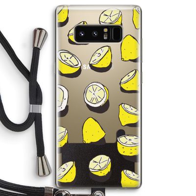 When Life Gives You Lemons...: Samsung Galaxy Note 8 Transparant Hoesje met koord
