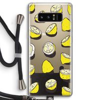 When Life Gives You Lemons...: Samsung Galaxy Note 8 Transparant Hoesje met koord