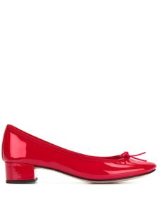 Repetto bow front low heel pumps - Rouge