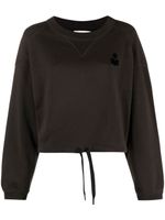 MARANT ÉTOILE sweat à logo imprimé - Noir