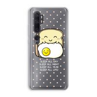 Sleep All Day: Xiaomi Mi Note 10 Transparant Hoesje