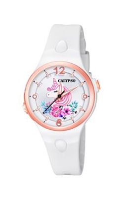 Horlogeband Calypso K5783-1 Kunststof/Plastic Wit