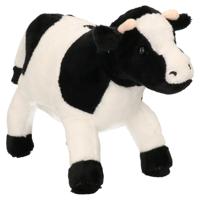 Cornelissen Pluche knuffel dier Koe - zwart/wit - 23 cm - Boerderij dieren Cornelissen Pluche knuffel dier Koe - zwart/wit - 23 cm - Boerderij dieren