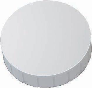 MAUL magneet Solid, 38 mm, trekkracht 2,5 kg, doos van 10 stuks, wit