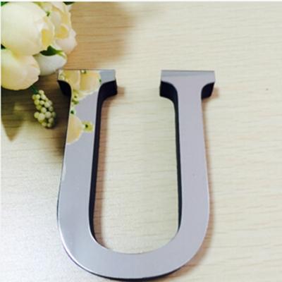 2 PC'S Home Decoratie creatieve persoonlijkheid Engelse letters acryl spiegel 3D DIY muur stickers (U)
