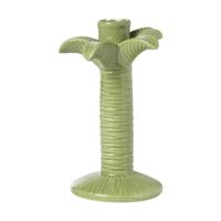 Kandelaar palmboom groot - groen - ø10x16 cm