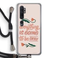 Optimistic flower girl: Xiaomi Mi Note 10 Transparant Hoesje met koord