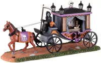 Lemax spooky victorian hearse tafereel Spooky Town 2022