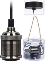 Hanglamp houder fitting 8cm platinum Hanglamp houder fitting 8cm platinum