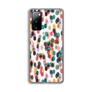 Tropical Dots: Samsung Galaxy S20 FE / S20 FE 5G Transparant Hoesje