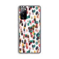 Tropical Dots: Samsung Galaxy S20 FE / S20 FE 5G Transparant Hoesje