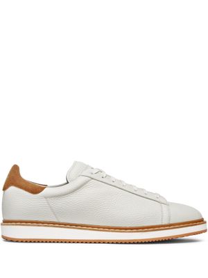 Brunello Cucinelli baskets à bords contrastants - Blanc