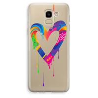 Melts My Heart: Samsung Galaxy J6 (2018) Transparant Hoesje - thumbnail