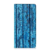 Samsung Galaxy S23 Book | Wallet Case | Wood Blue