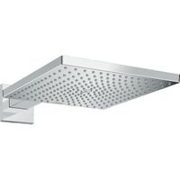 Hansgrohe Raindance E Square hoofddouche E300 1jet met douchearm 39cm 30x30cm EcoSmart chroom 26239000 - thumbnail