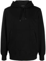 C.P. Company hoodie en coton stretch à logo imprimé - Noir