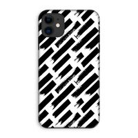 Zwarte vegen: iPhone 11 Tough Case