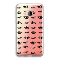 Eye pattern #2: HTC U Play Transparant Hoesje