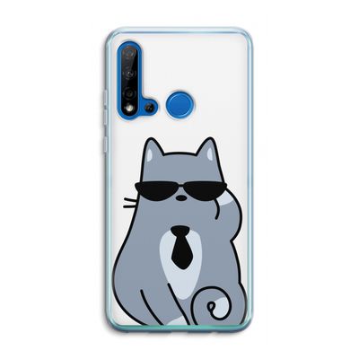 Cool cat: Huawei P20 Lite (2019) Transparant Hoesje