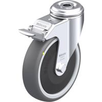 Blickle LKRA-PATH 126KF-FI-ELS Zwenkwiel met rem Wieldiameter: 125 mm Draagvermogen (max.): 120 kg 1 stuk(s)