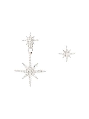 APM Monaco boucles d'oreilles asymétrique en argent