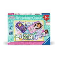 Ravensburger - gabby&apos;s poppenhuis legpuzzel 2x12 stuks