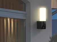 Qnect Wifi Buitencamera met Verlichting - Full HD, Sirene, Nachtzicht, en Bewegingsdetectie - Zwart