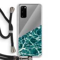 Weerkaatsing water: Samsung Galaxy S20 Transparant Hoesje met koord