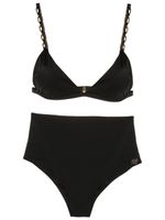 Brigitte bikini à taille haute - Noir