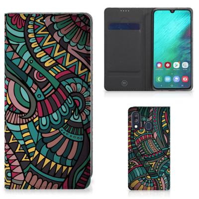 Samsung Galaxy A40 | Hoesje met Magneet | Aztec