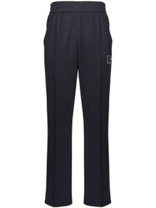 Giuseppe Zanotti pantalon de jogging droit à patch logo - Noir