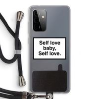 Self love: Samsung Galaxy A72 5G Transparant Hoesje met koord